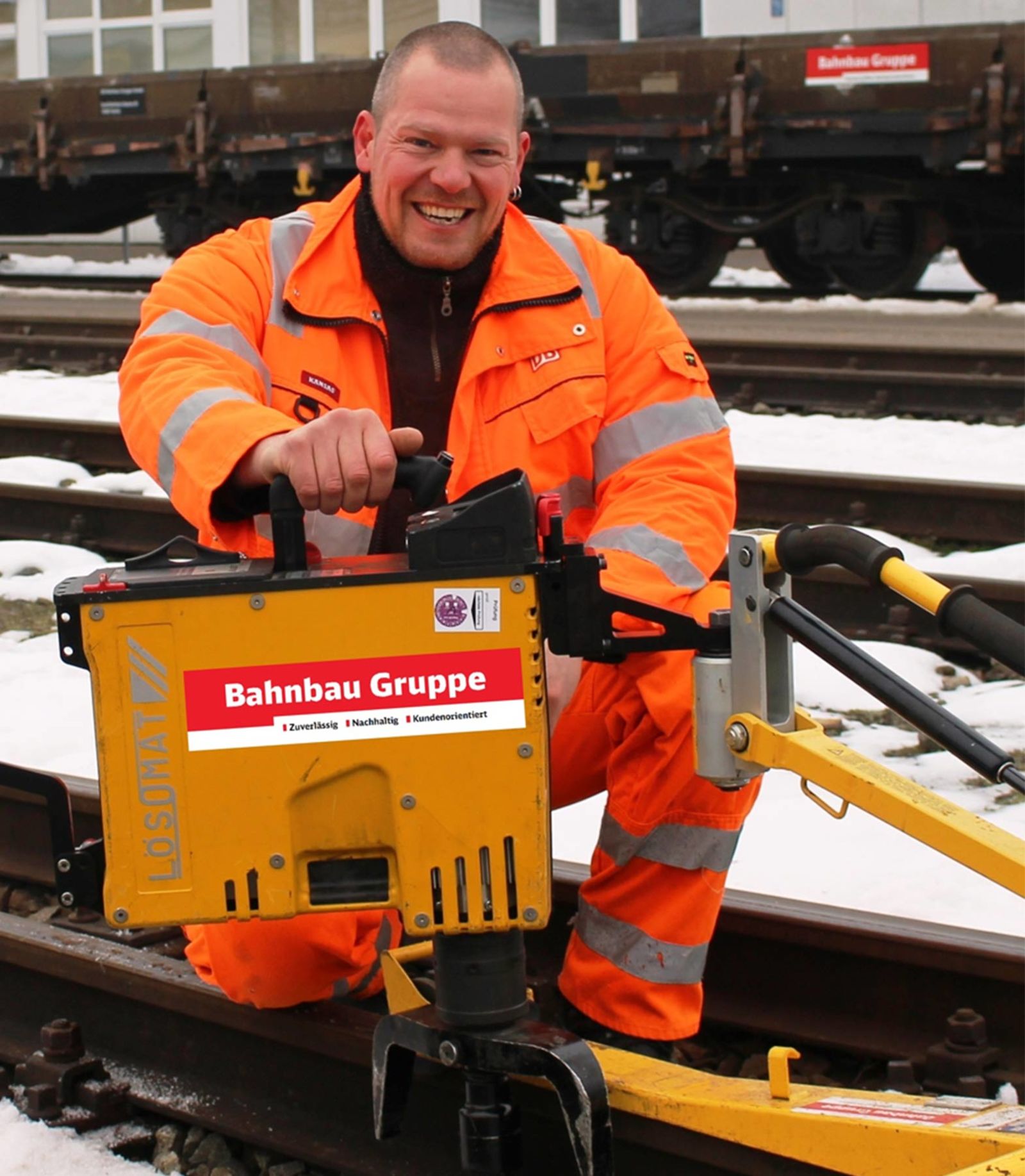 GEDORE Torque Solutions Gleisbauschrauber LDB im Einsatz bei der Deutschen Bahn